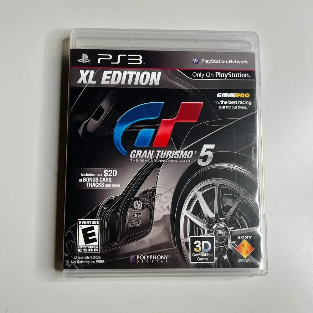 Gran Turismo 5 XL Edition PS3 Racing Game Complete